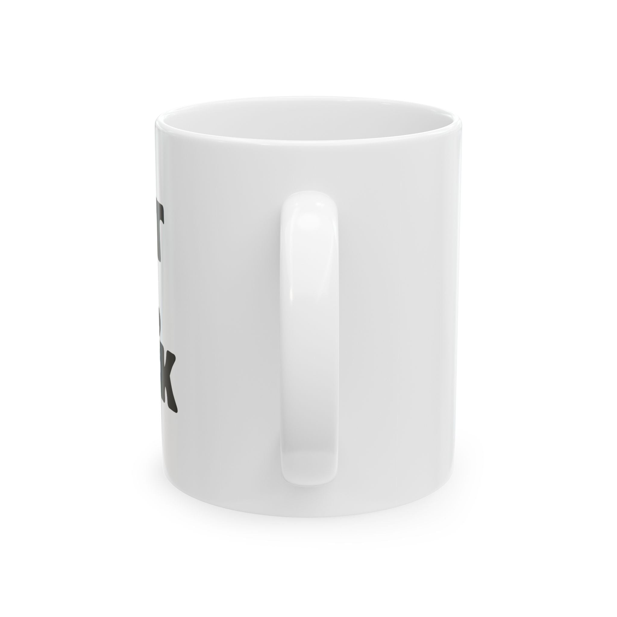 Meet Joe, Black White Ceramic Coffee Mug