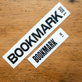 Small and Large Letterpress Bookmarks